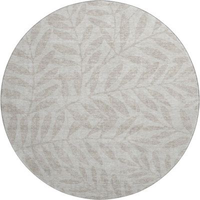 Premium Machine Washable Prisco Taupe Rug