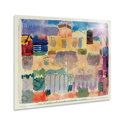 Gardens In Saint Germain by Paul Klee - No Frame Painting