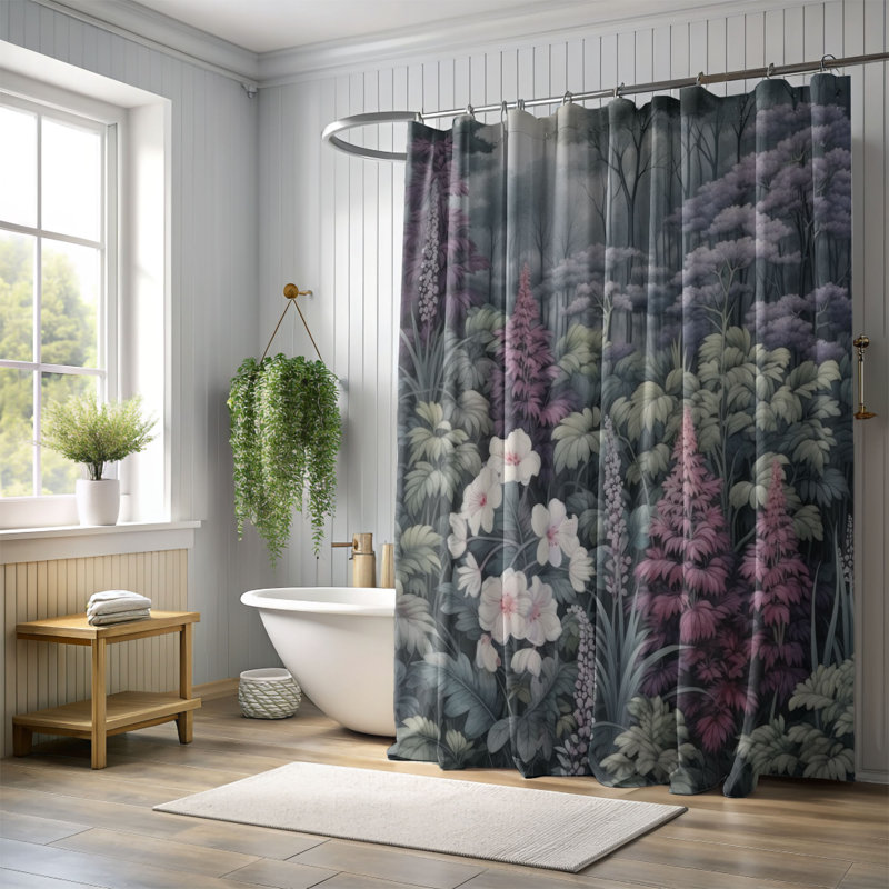 Rideau de douche Spurrier, H 74 po x l 71 po