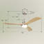 (Identique à W882P212627) Ventilateur de plafond de 52 pouces avec lumière à DEL à intensité variable et télécommande à 6 vitesses avec 3 moteurs à courant continu pour la chambre à coucher