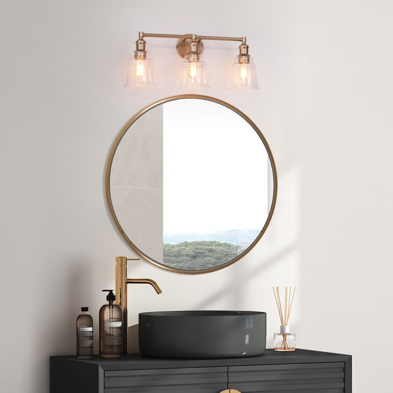 3 - Light Dimmable Bathroom Vanity Light