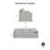 Flex 99'' Upholstered Modular Sofa with Bumper Ottoman