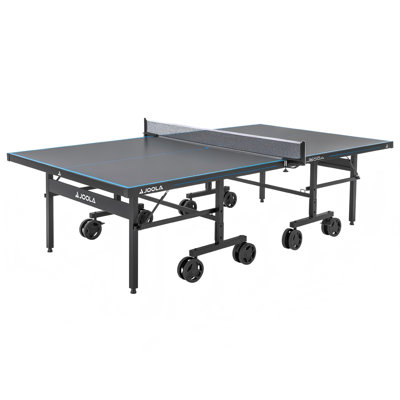 Table de ping-pong pliable avec roulettes verrouillables