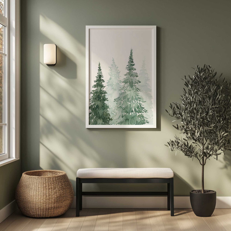 Whispering Spruce Shadows II, Encadrement ouvert, chrome poli, H 15,25 po x l 12,25 po