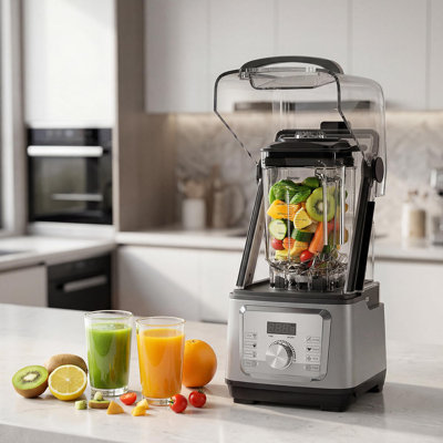 Professional 9-Speed Countertop Blender | Quiet  & Ice Crusher with 68oz Jar