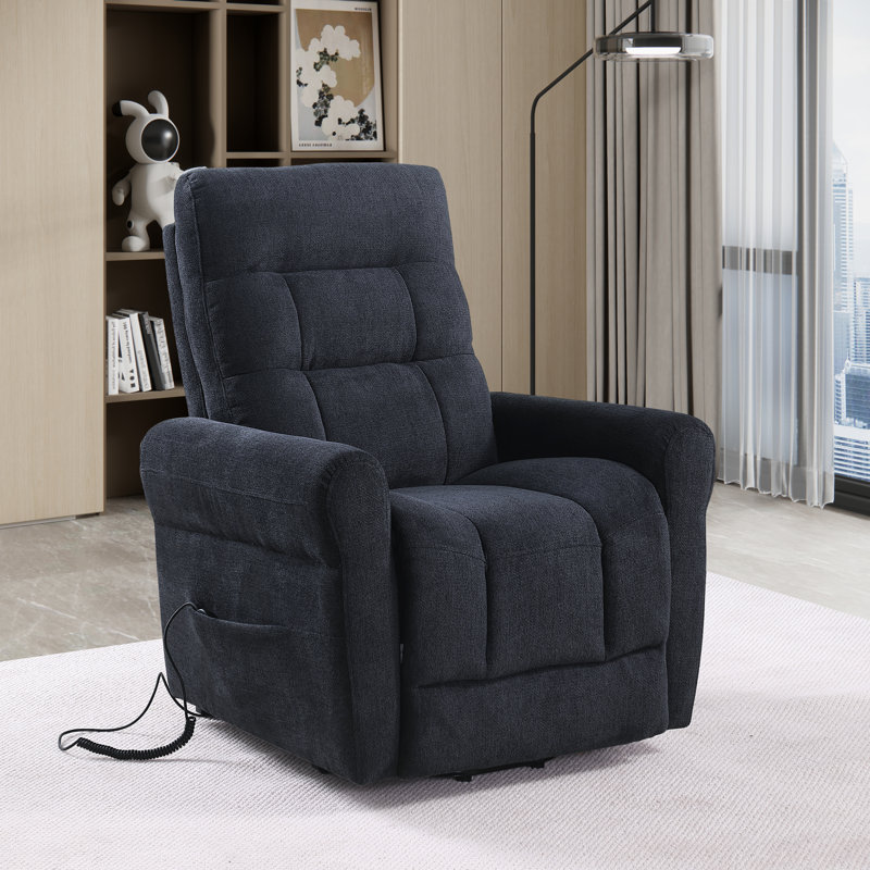 Fauteuil inclinable ergonomique l 33,5 po avec poches latérales, Noir, noir, noir, noir