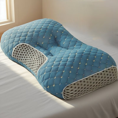 YBZ 3D Knitted Cotton Massage Pillow -Atrovirens(1Pack)