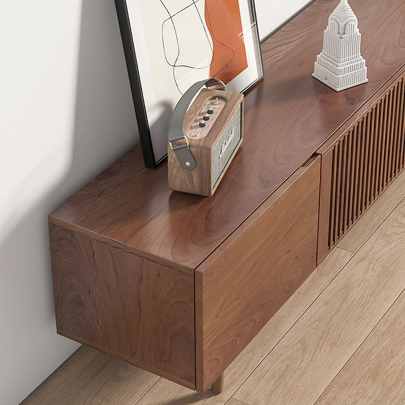 Meuble télé Modern,  21.65"H x 86.61"L x 15.75"W