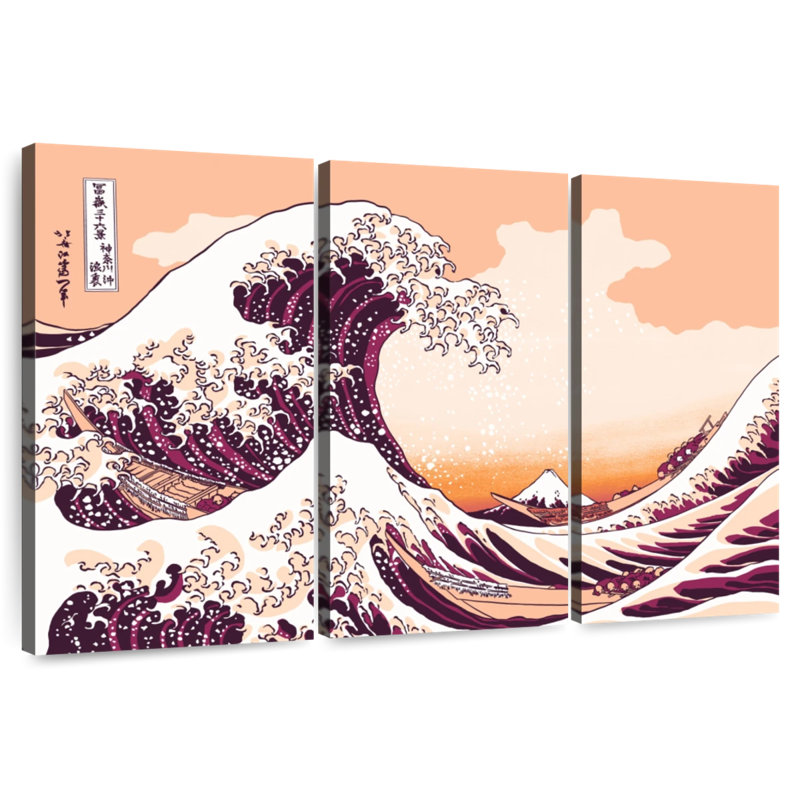 Gillard Kanagawa, H 48 po x l 74 po