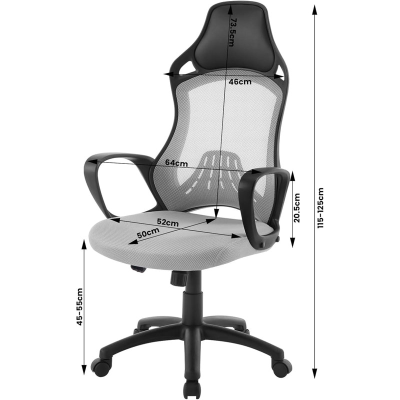Eastchester Mesh Office Chair with Headrest
