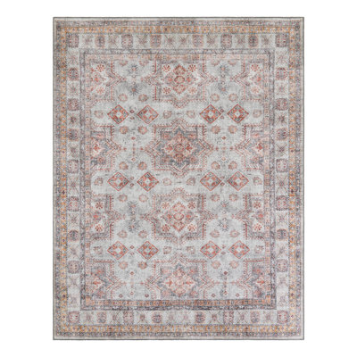 Macchione Performance Chenille Floral Indoor Rug