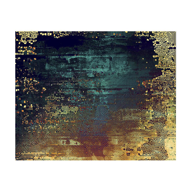 Textured Abstract - Single Picture Frame Print, 202.692 cm H x 164.592 cm W, Matt White