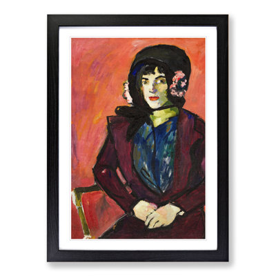 Portrait of a Woman by Henry Lyman Sayen - Picture Frame Painting