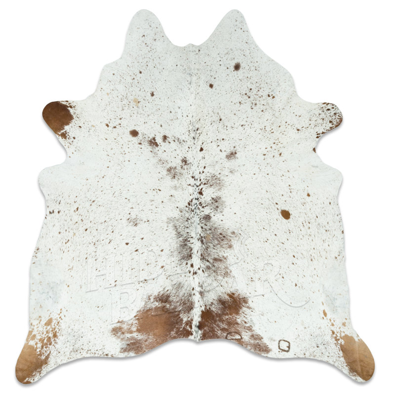 Tapis brun/blanc vache Goetz