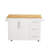 Kitchen Island Cart On Wheels With 2 Doors & 3 Drawers Adjustable Shelves Towel / Spice Rack For Home Kitchen, Dinning Room-1469365174