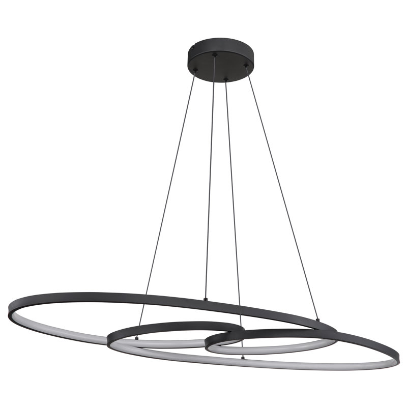 Chunnu 1 - Light Matte Black LED Pendant