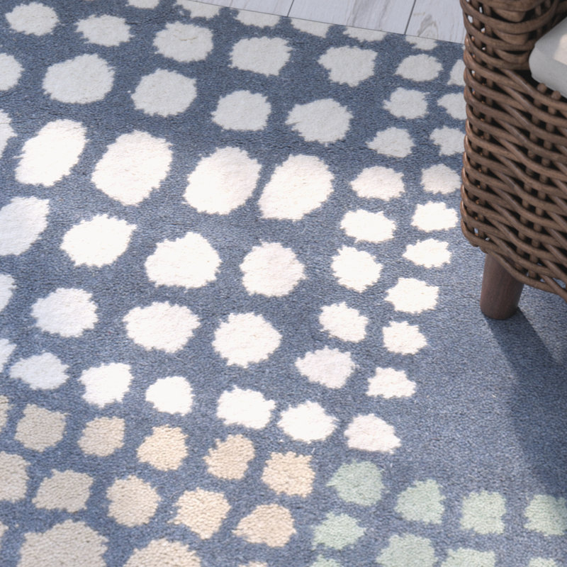 Tanner Hand Tufted Wool Geometric Rug, Rectangle 5' x 8'