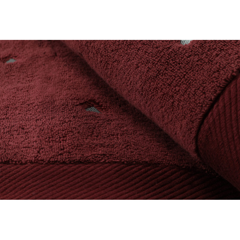 Ensemble de serviettes de bain de luxe en micro-coton (2 pièces), fuchsia et menthe, 27,6 x 55,1 pouces | 100% micro-coton, 500 g / m² | Doux, absorbant, lavable à la machine à 104 ° F | Parfait pour le spa, la maison et les voyages