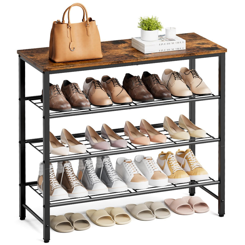 16 Pair Shoe Rack