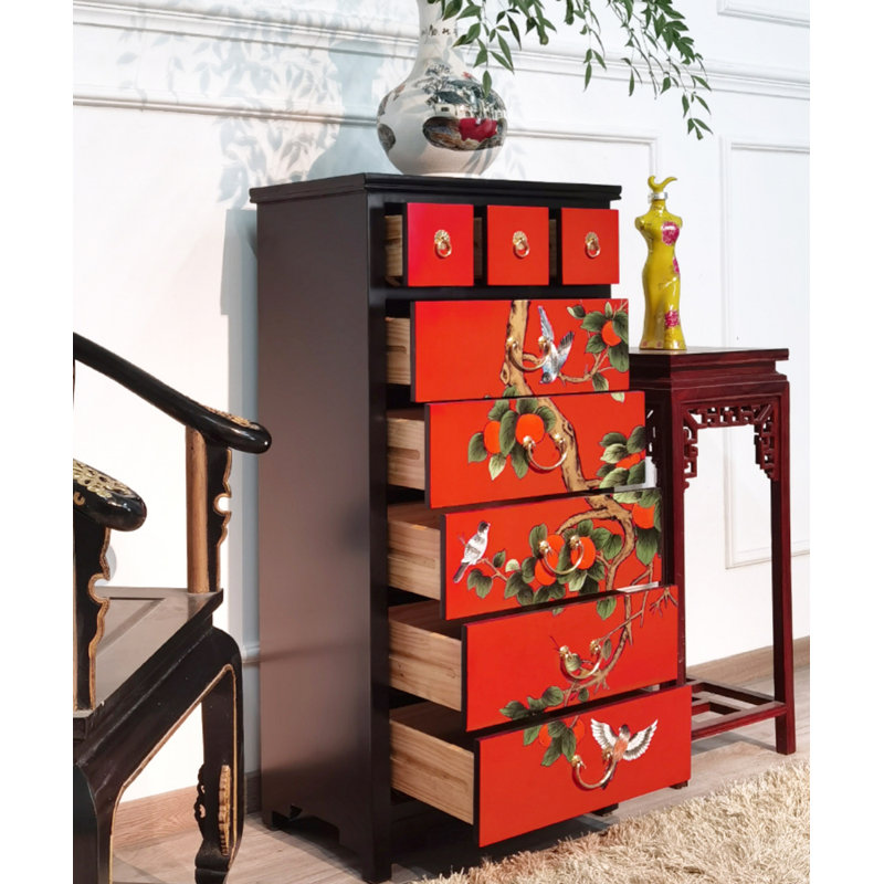 Commode d'appoint en bois massif