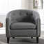 Fauteuil demi-tonneau touffeté-473885987