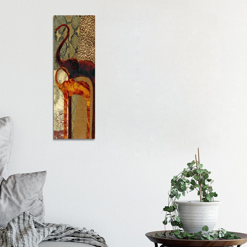 On Safari II by Tava Studios - Panoramic Gallery-Wrapped Canvas Giclée on Canvas, Canvas, 30.48 cm H x 91.44 cm W x 1.91 cm D