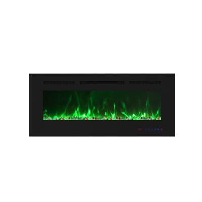 Mcguigan Black Electric Fireplace with 5100 BTU
