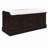 Linen Blend Upholstered Storage Bench-1202489368