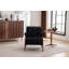 Méridienne Mid-Century moderne avec structure en chêne massif et tissu chenille-1498566845-1498566840
