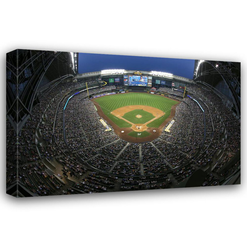 Miller Park, 16" H x 24" W