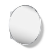 Verdera 24 in Round Framed Medicine Cabinet, Surface Mount or Recessed