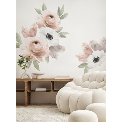 Adhésif décoratif floral