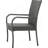 GREY PE WICKER STACKING CHAIR 2Pcs