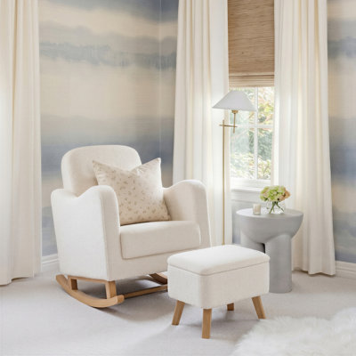 SOOTHER ROCKING NURSING CHAIR & STOOL