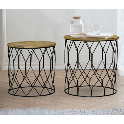 Hansali Metal Accent Stool