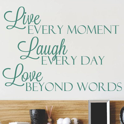 Text & Numbers Wall Decal