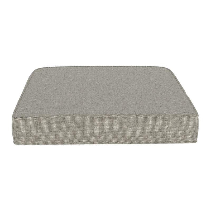 Outdoor Sunbrella® Seat Cushion, Spectrum Dove Sunbrella® Plainweave, 20" W x 18" D