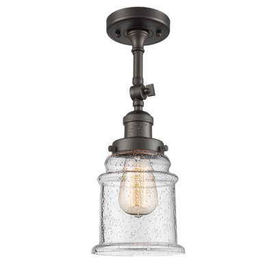 Galaviz Glass Semi Flush Mount