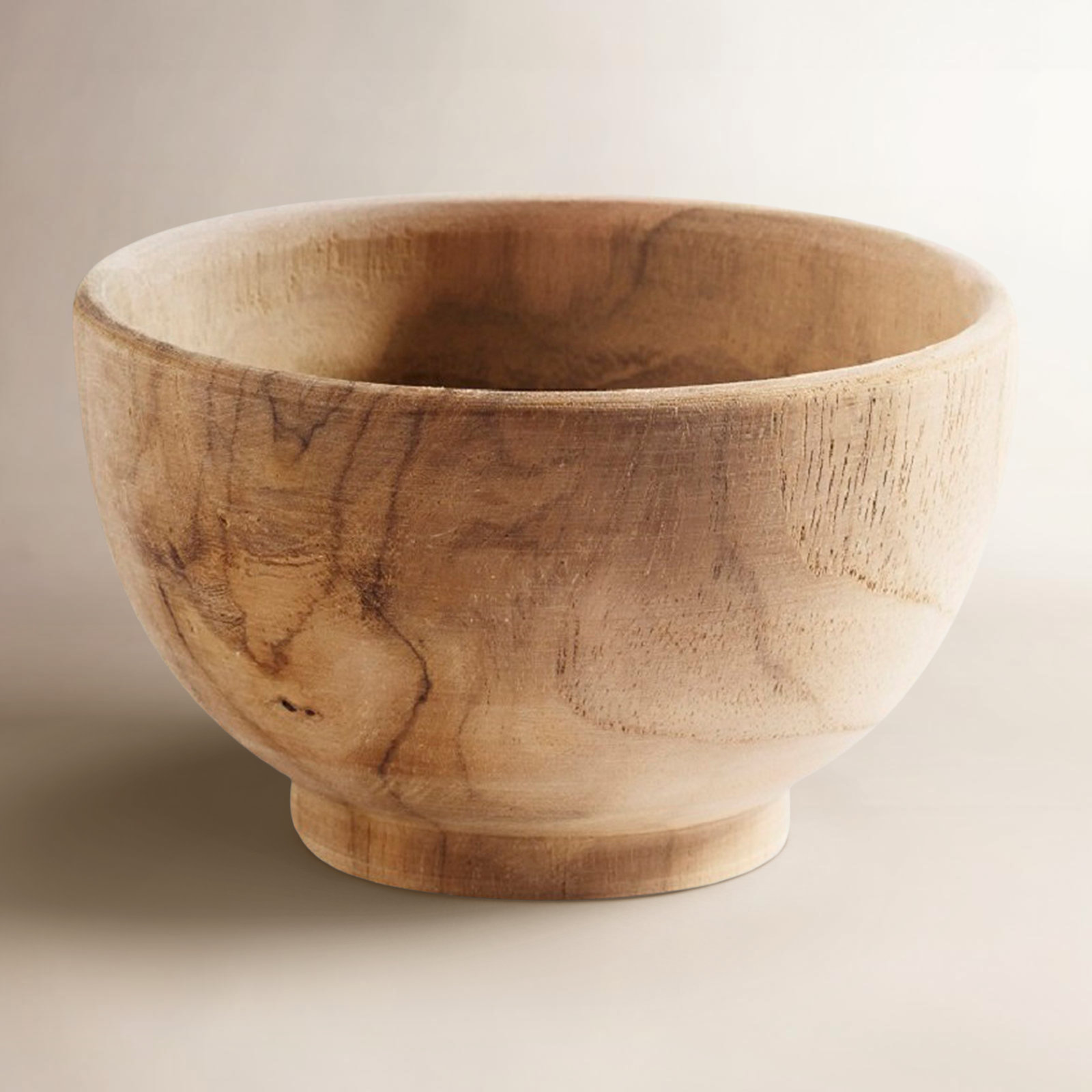 Pella Handmade Wood Decorative Bowl 1, 3" H x 5" W x 5" D