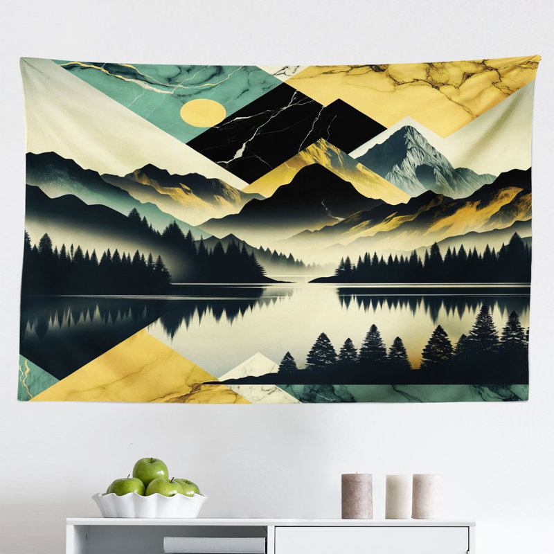 Tapisserie en microfibre, H 30 po x l 45 po