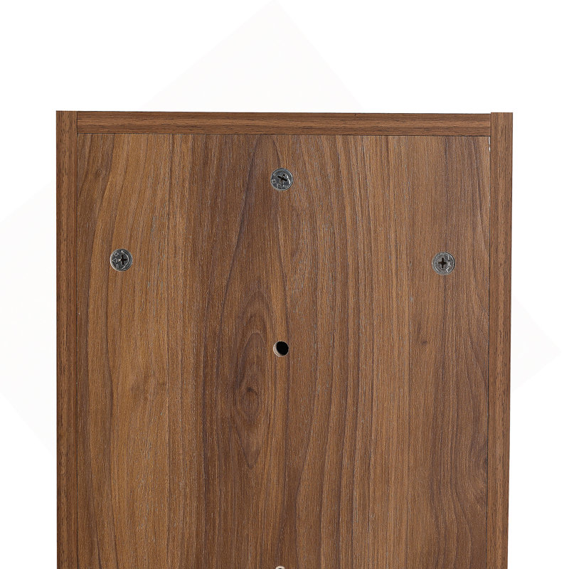 Petites tablettes de rangement murales de 12 pouces, convenant à une petite salle de bain, bureau, pièce de rangement, ébène brun