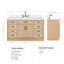 Meuble-lavabo simple en bois massif Tidworth avec plateau en quartz blanc de 1,5 po-1151629618-1171835466