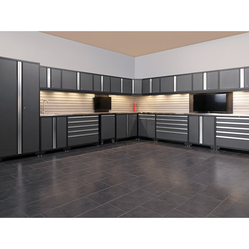 Stone Composite 12" W x 23.15" L x 9.5mm Luxury Vinyl Tile - 600 Sq.Ft., Slate Gray