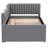 Upholstered Daybed With Trundle And Three Drawers-1115218980-1115218981