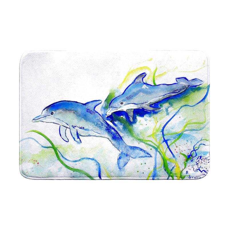 Tapis de bain Betsy Dolphins