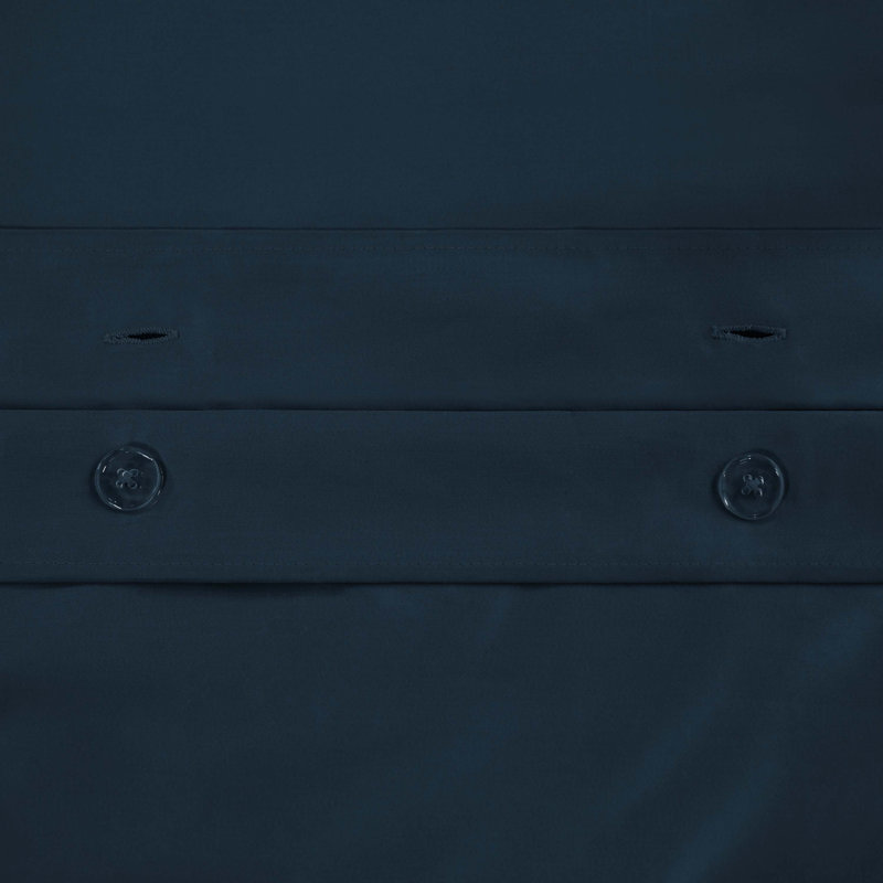 Ensemble de housse de couette 3 pièces Arling, Housse de couette double / grand + 2 taies décora, Marine