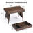 Patio Wicker Folding Side Table Coffee Table