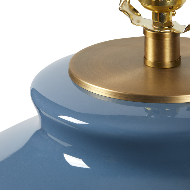 Aksel Lamp Without Shade, Cruise Teal