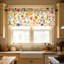 Kbndieu 2D Printed Kitchen Curtain Short Panels Washable Decorative Window Curtains for Kitchen-1571969280