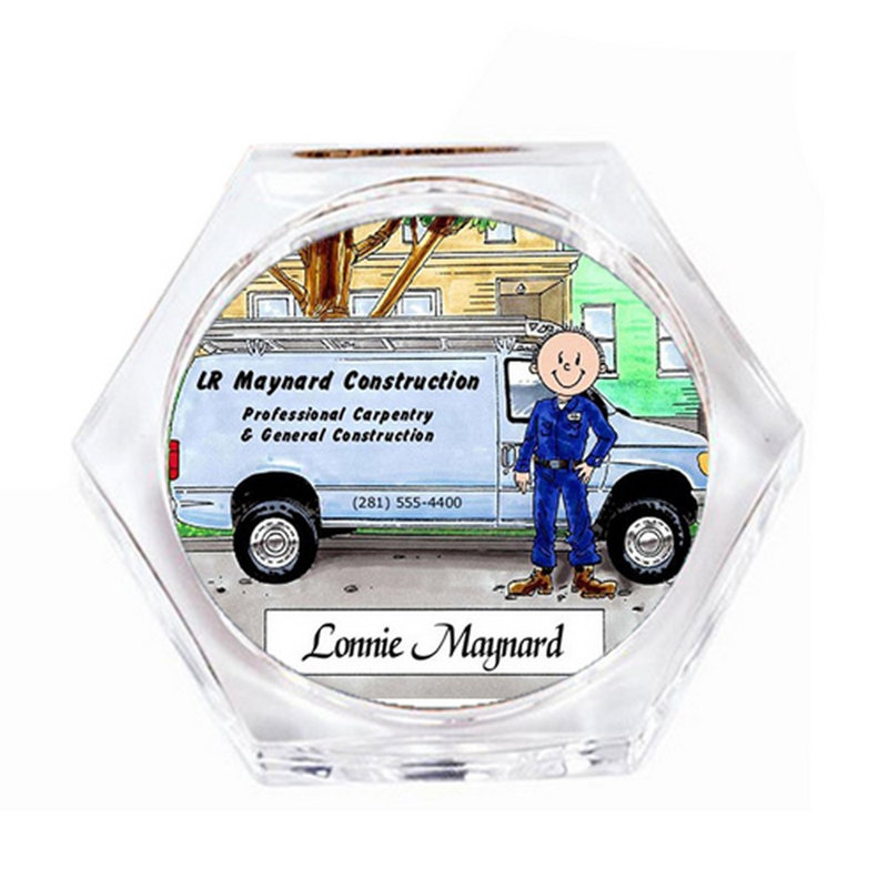 Ensemble de 4 sous-verres personnalisables Van, Oui